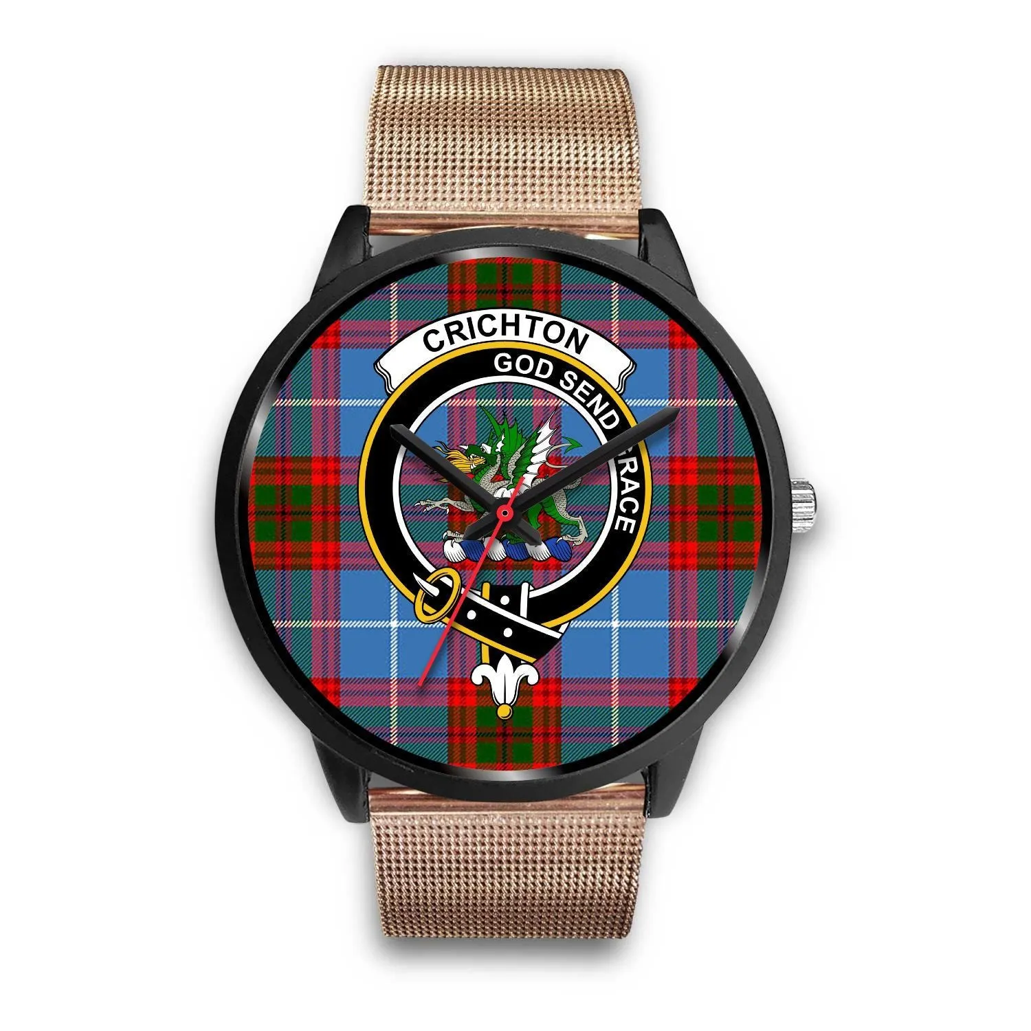 Crichton District Clan Badge Tartan Black Watch