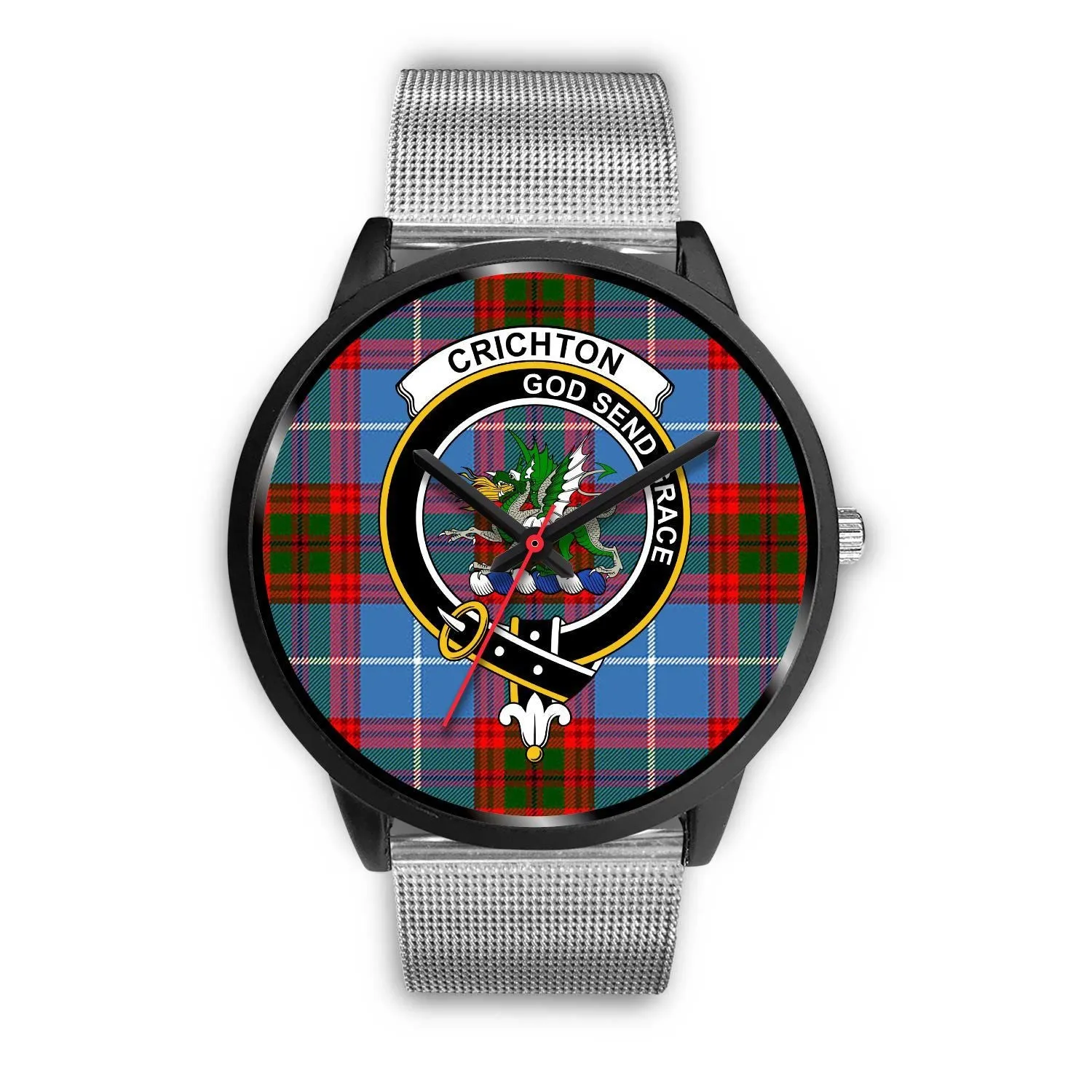 Crichton District Clan Badge Tartan Black Watch