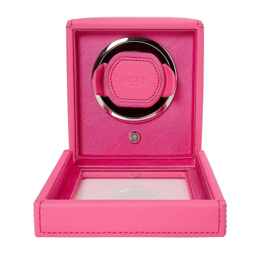 Cub Single Watch Winder With Cover (Tutti Frutti Pink)