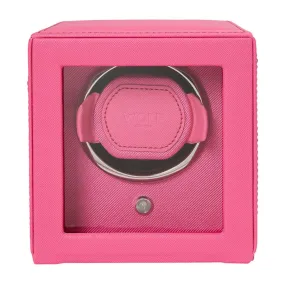 Cub Single Watch Winder With Cover (Tutti Frutti Pink)