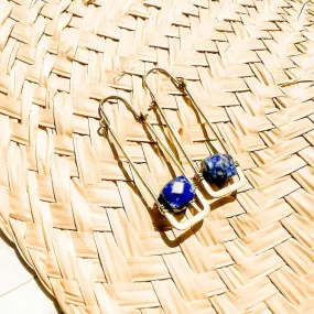 Cube Collection: Floating Sugarcube Rectangle Earring