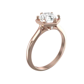 Cubic Zirconia Engagement Ring- Customer Designed Style 6362