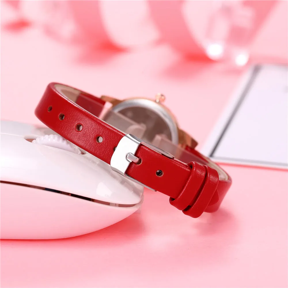 Cute Personality Cartoon Cat Internet Celebrity Luminous Student Watch Women's Quartz Watch Women's Watch