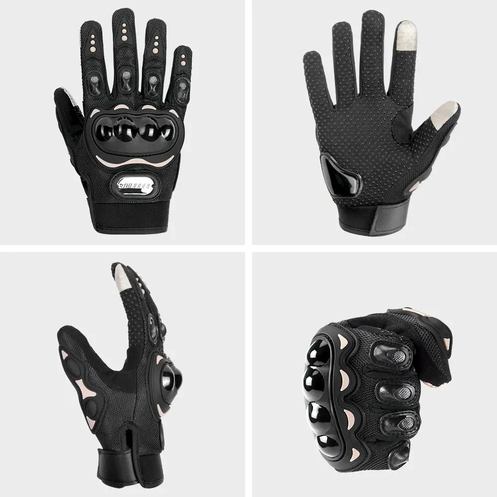 Cycling Touch Screen Gloves Breathable Full Finger Outdoor Sports Protection Riding Dirt Bike Gloves Guantes Moto