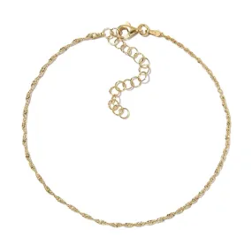 Dainty Singapore Chain Anklet