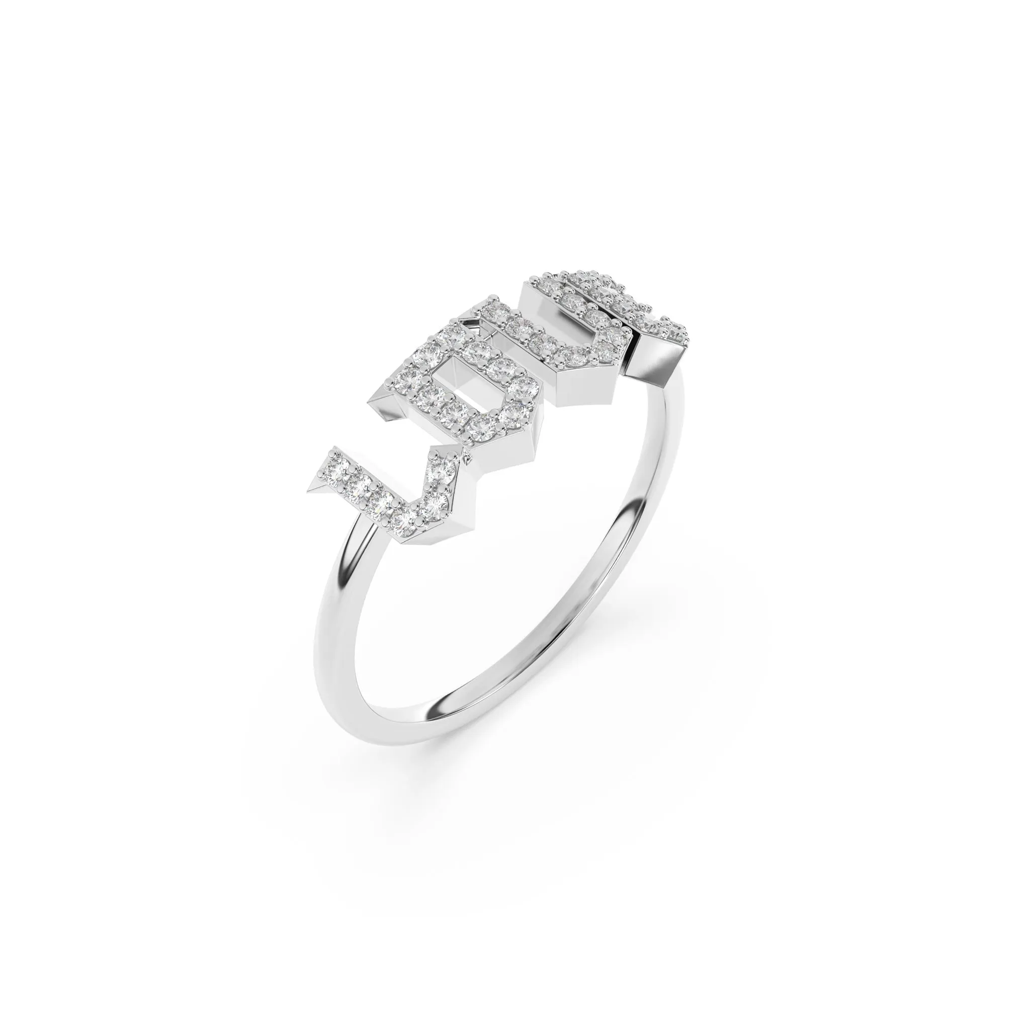 Diamond Love Ring