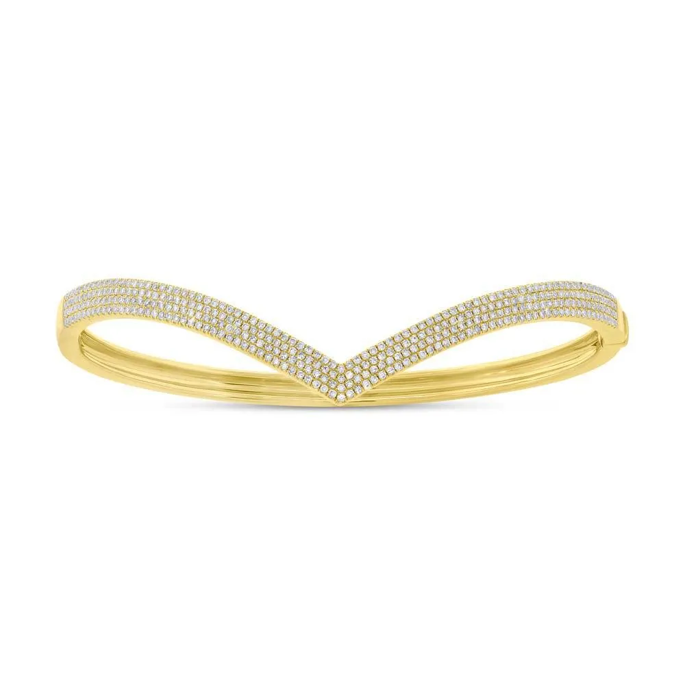 Diamond V Bangle