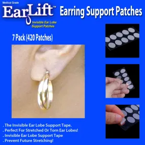 Earlift Earring Support Patches - 7 Pack (420 patches)