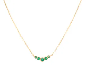 Emerald Arc Necklace