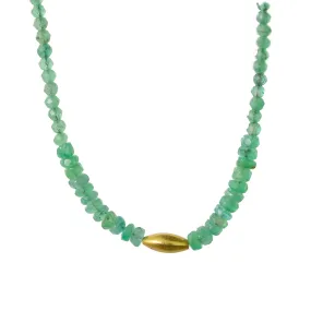 Emerald Beaded Necklace