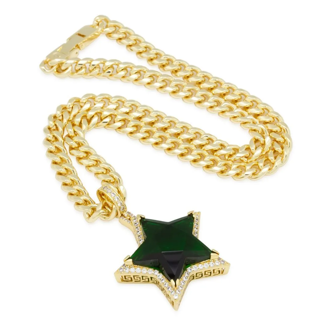 Emerald Star Necklace