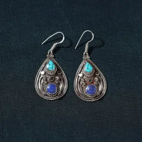 Ethnic Tribal Tibetan Earrings from Himalaya 01