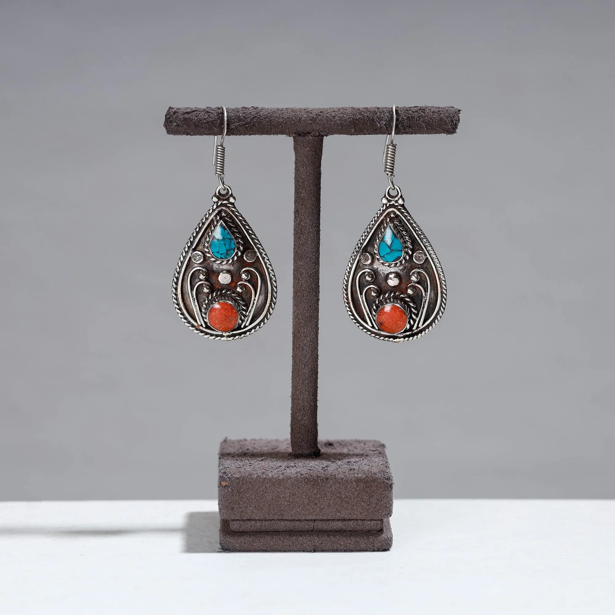 Ethnic Tribal Tibetan Earrings from Himalaya 04