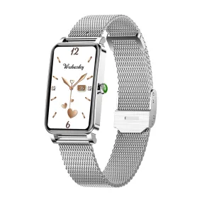 Fashion Women Smart Watch Custom Dial Full Touch Screen IP68 Waterproof Smartwatch for Woman Lovely Bracelet Heart Rate Monitor