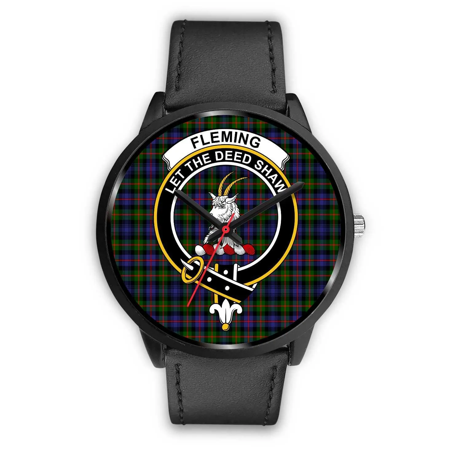 Fleming Clan Badge Tartan Black Watch