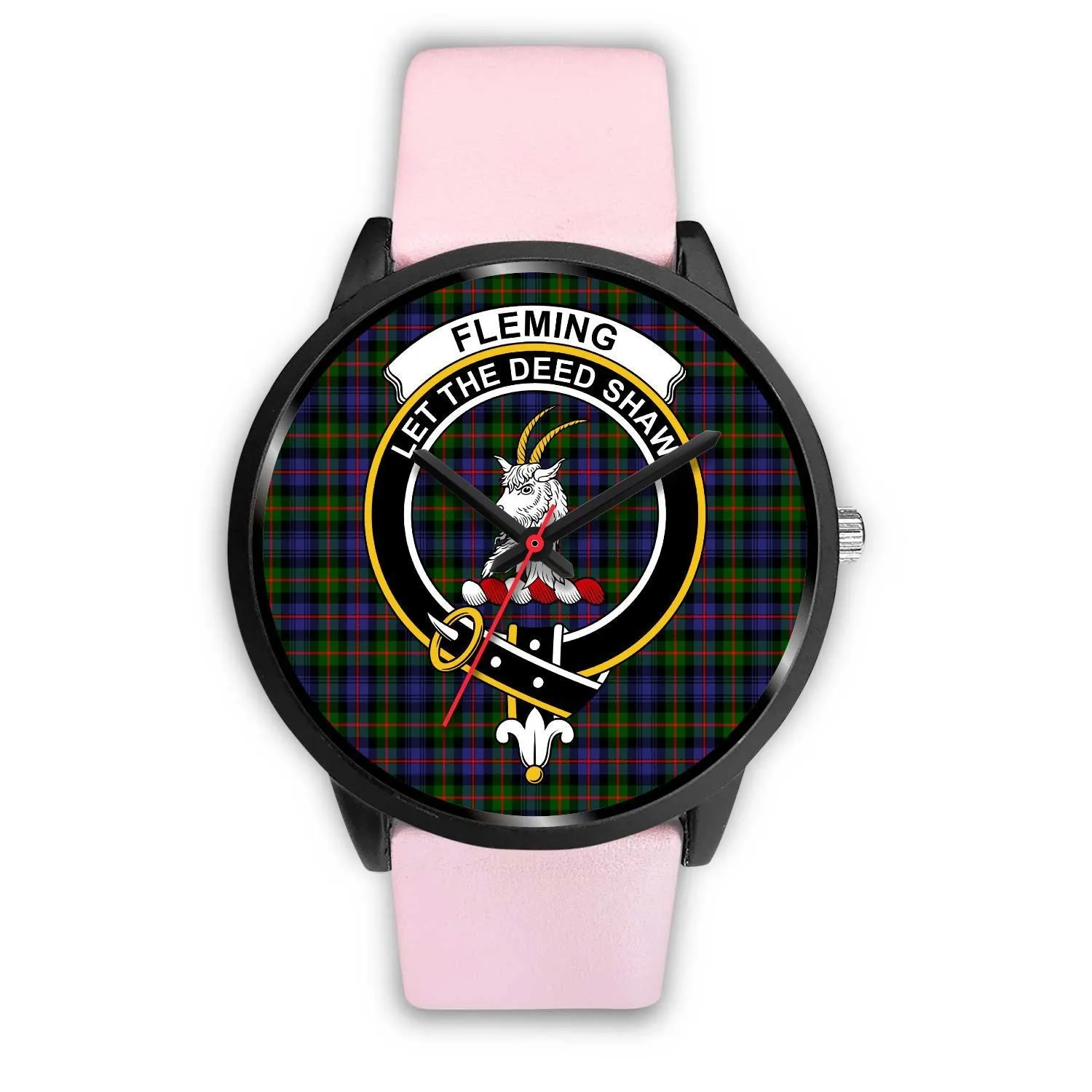 Fleming Clan Badge Tartan Black Watch