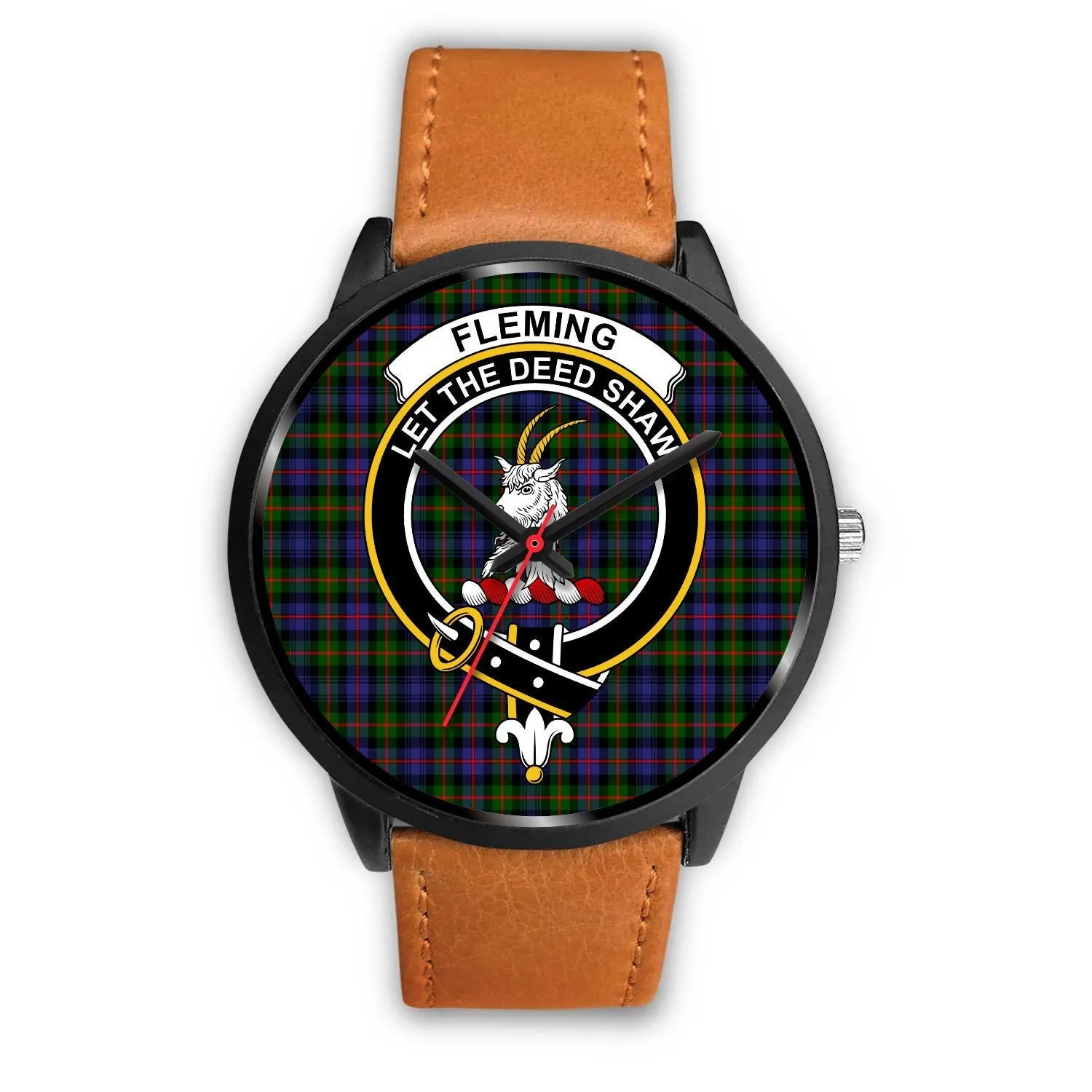 Fleming Clan Badge Tartan Black Watch