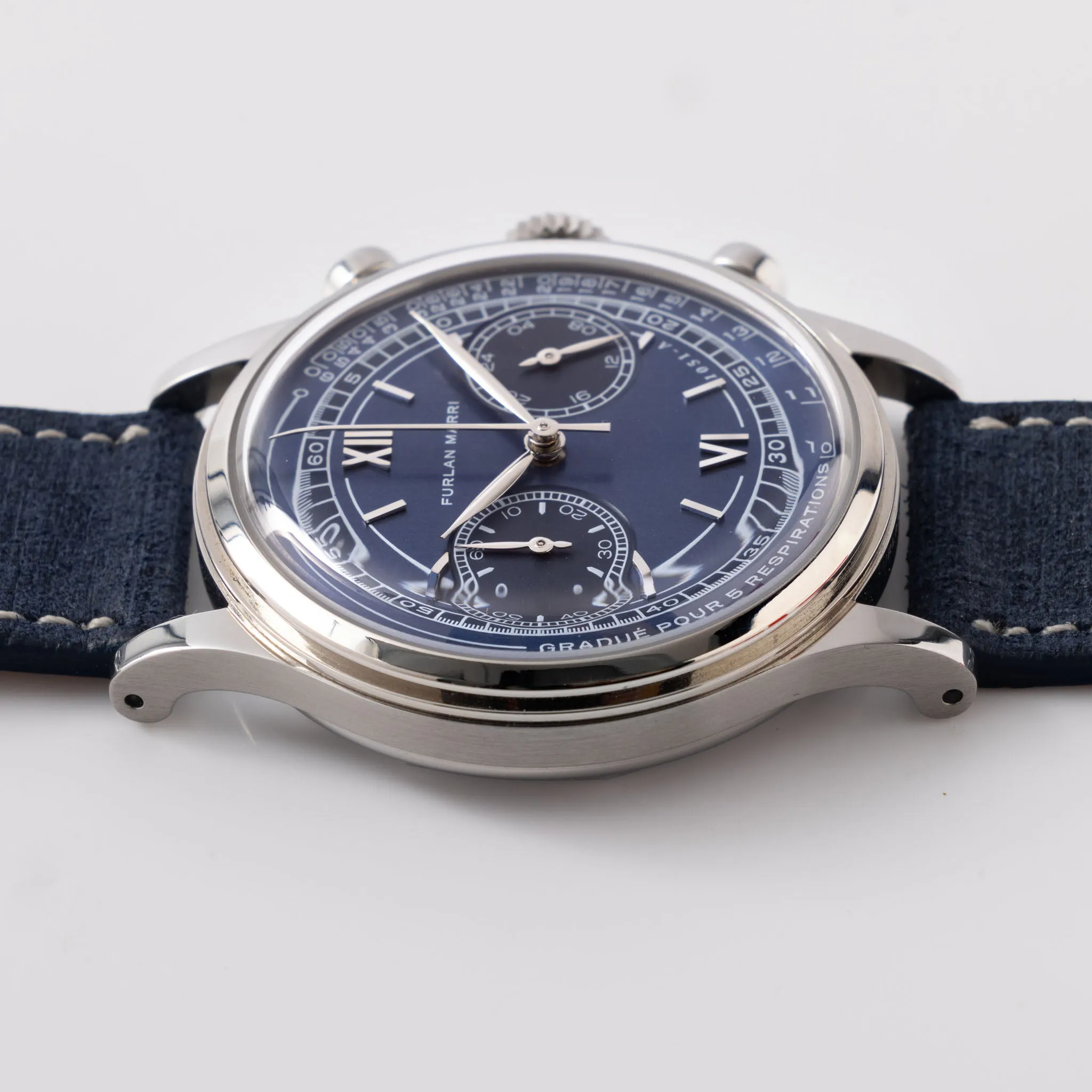 Furlan Marri Mare Blu "Tasti Tondi" Chronograph Ref 1051-A