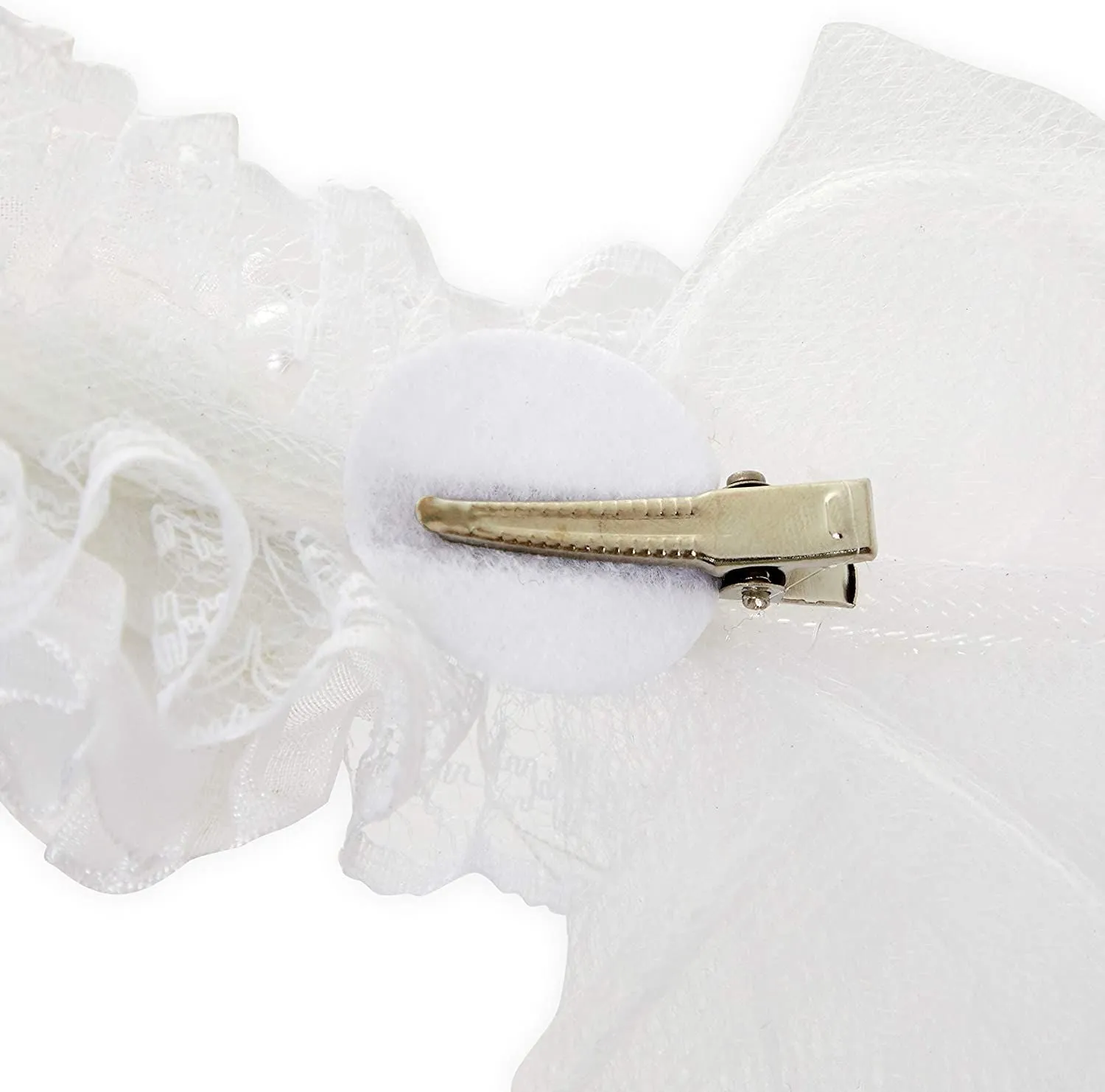 Girl's Flower Veil and Gloves for First Communion (White, 2 Pieces)