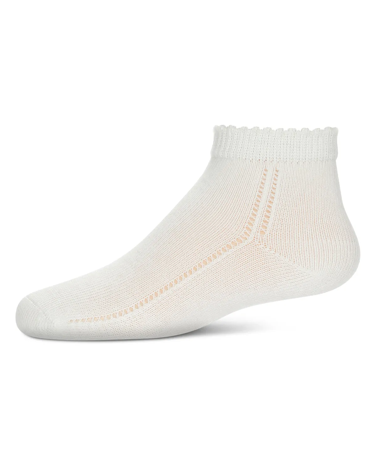 Girls' Open Work Anklet Socks