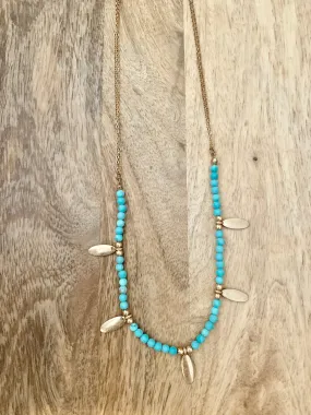 Gold & Turquoise Necklace