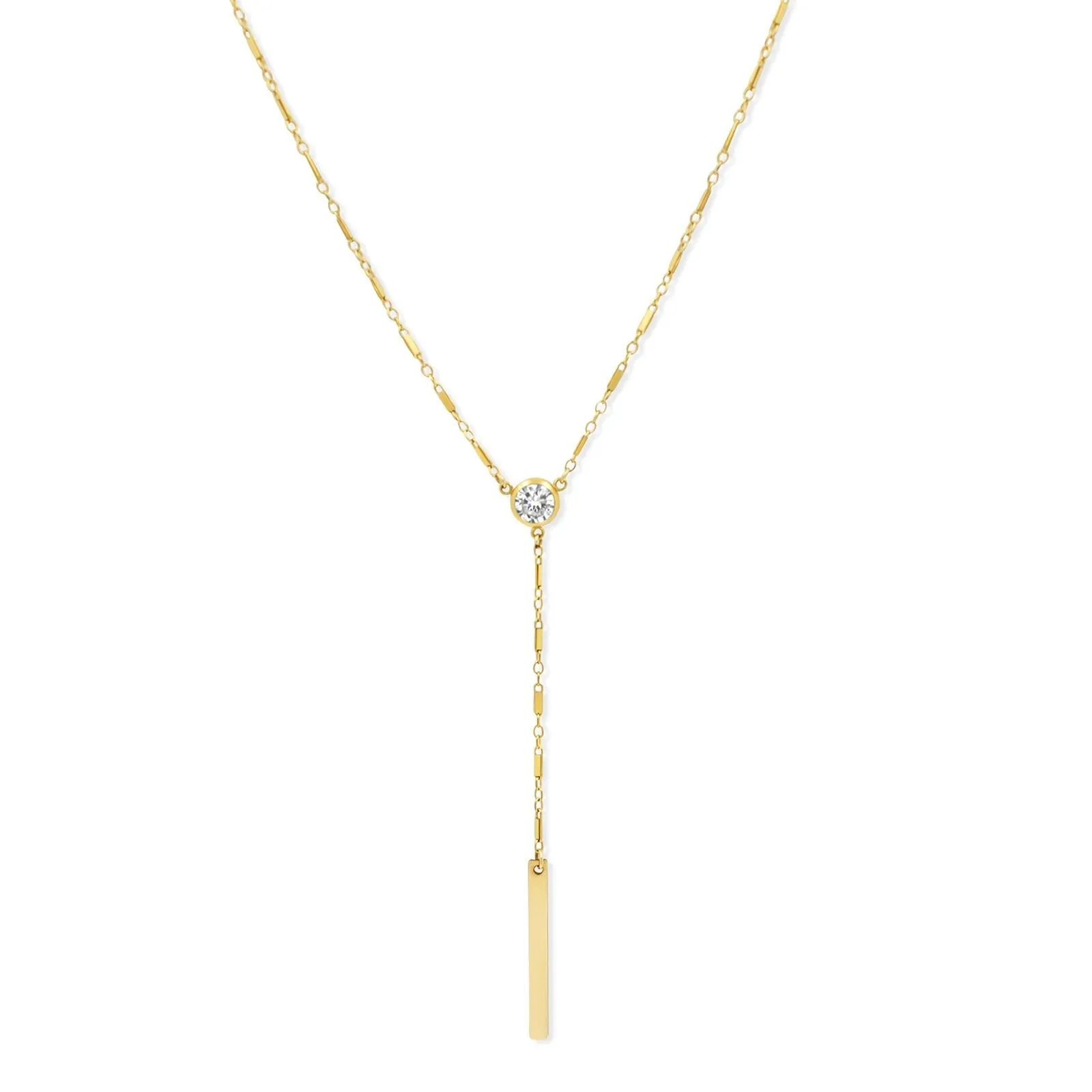 Gold Filled Y Necklace