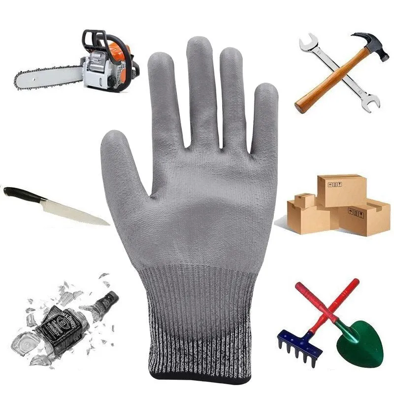 Grade Level 5 Cut-resistant Gloves Anti Cut Gloves Protection Safety Work Butcher Garden Handguard Kitchen Tool