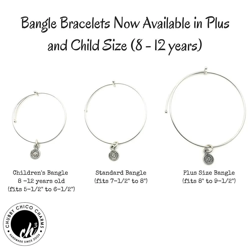 Gymnastics Has Always Been My First Love Bangle Bracelet