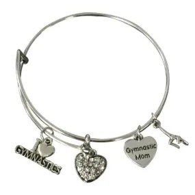 Gymnastics Mom Bangle Bracelet