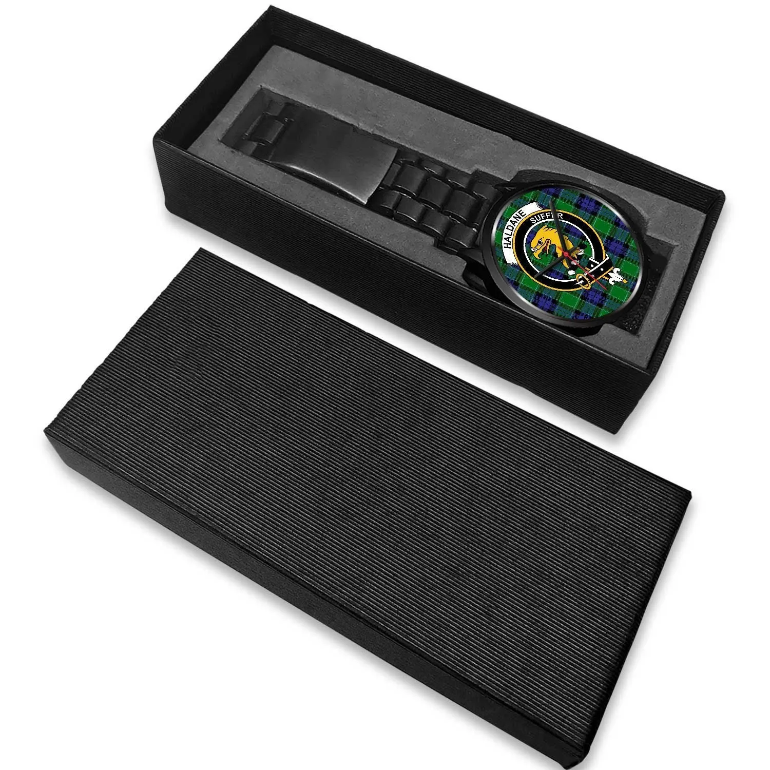 Haldane Clan Badge Tartan Black Watch