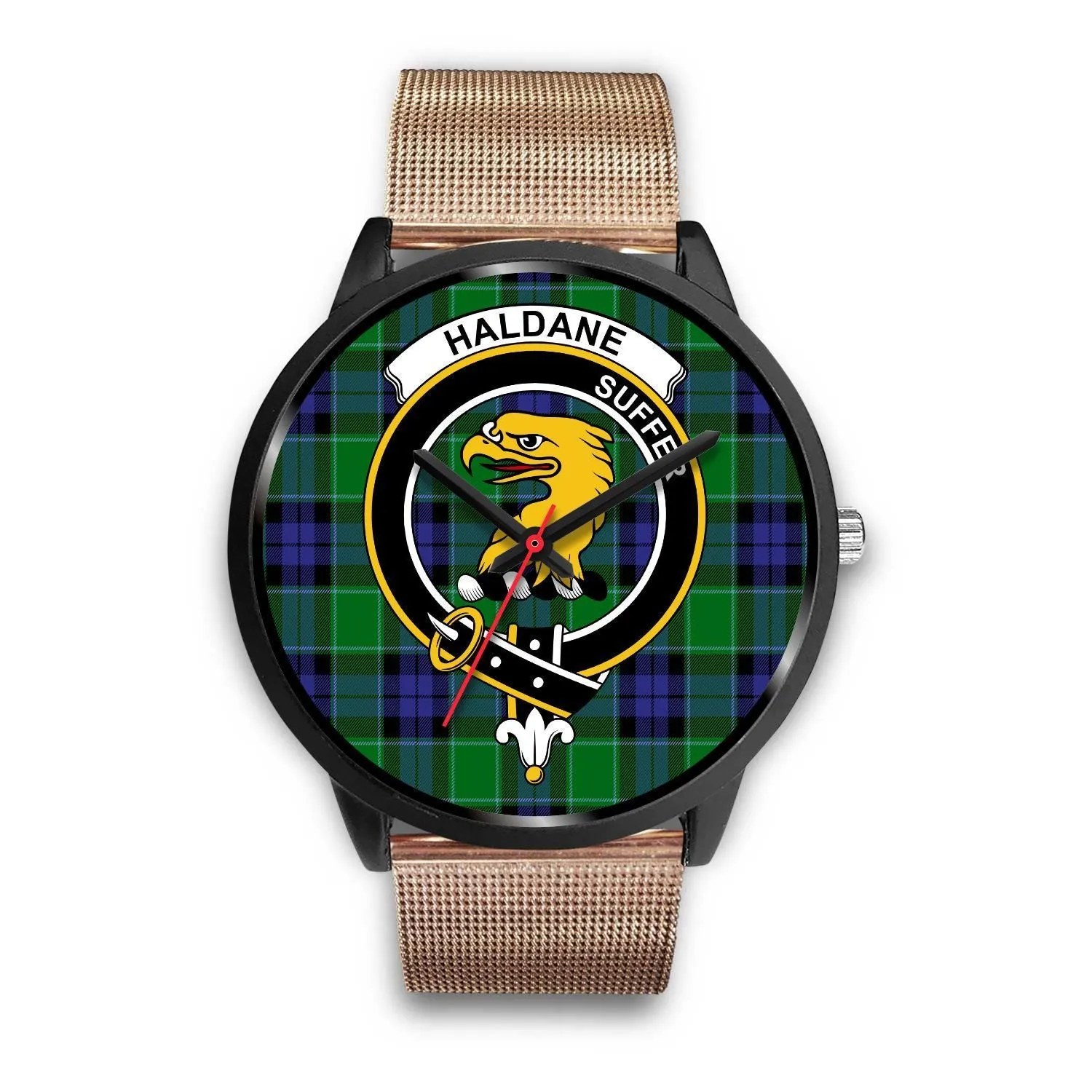 Haldane Clan Badge Tartan Black Watch