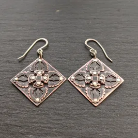 Handcut Vajra Earrings