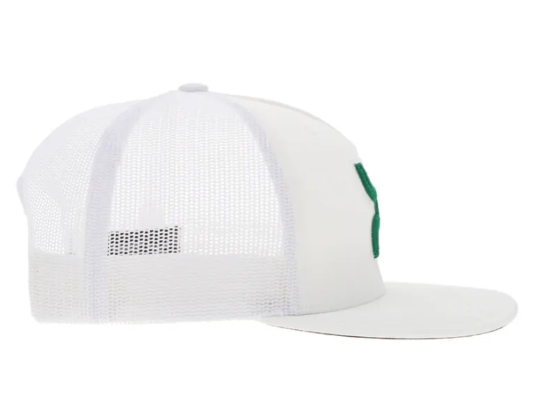 Hooey Boquillas White Mexico Logo Trucker Snapback Hat 2218T-WH