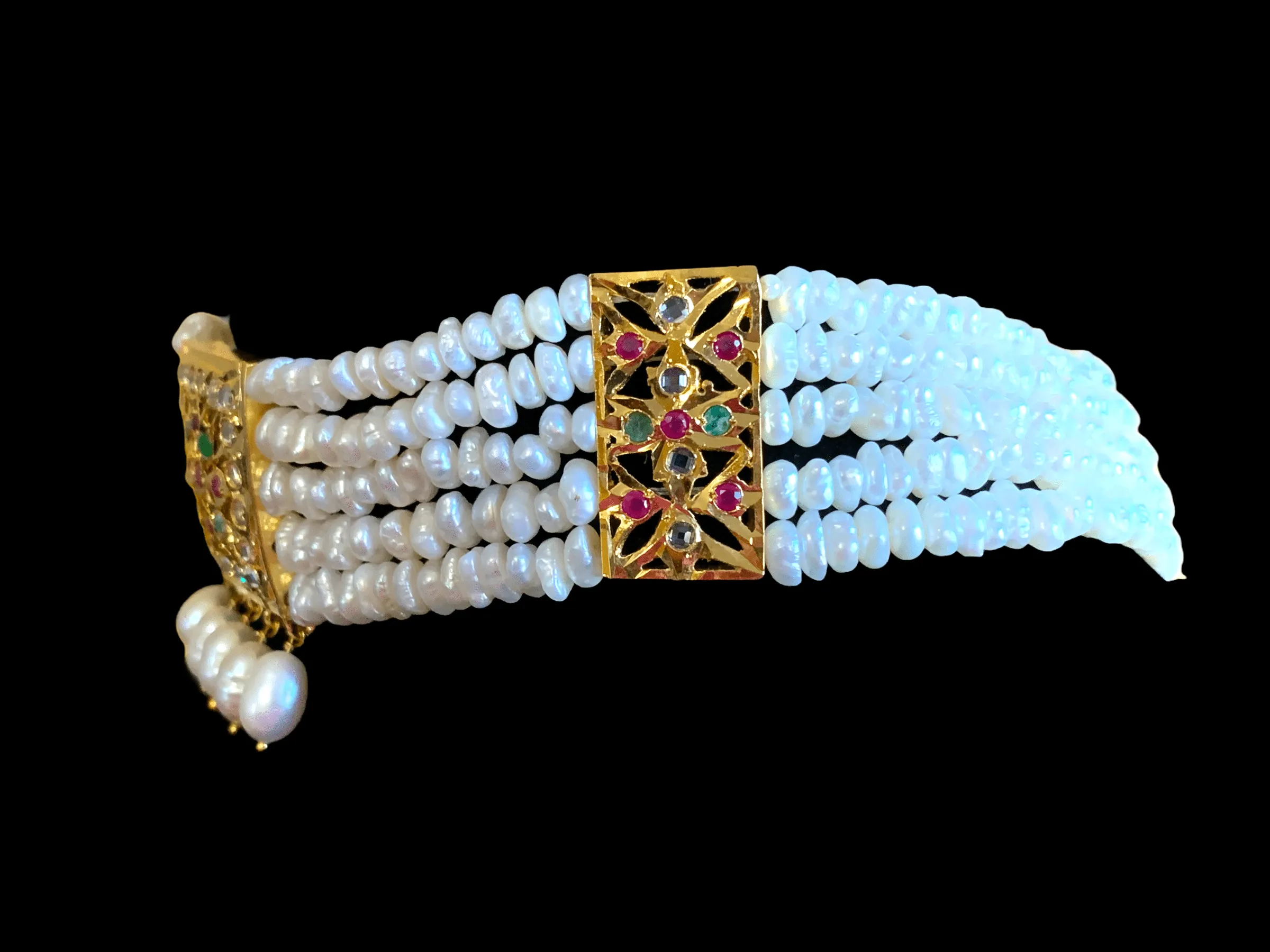 Hyderabadi guluband in gold plated silver ( READY TO SHIP )