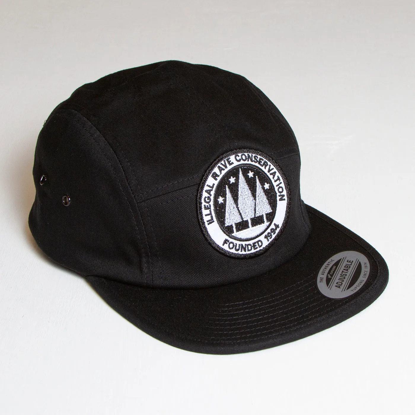 Illegal Rave - 5 Panel Cap - Black