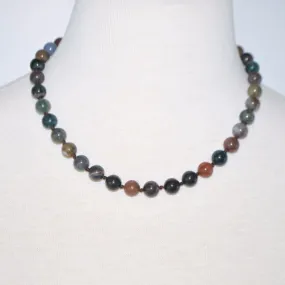 Indian Agate Multicolor Beaded Necklace