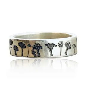 Indie Aesthetic Mushrooms Ring