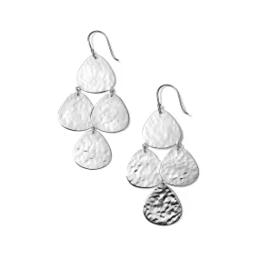 Ippolita Sterling Silver Classico Crinkle Small Nomad Cascade Earrings