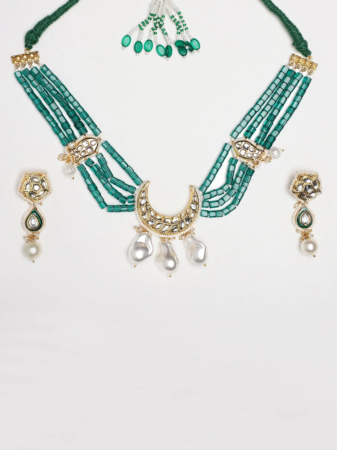 Jaadui Necklace with Earring Jewellery Set