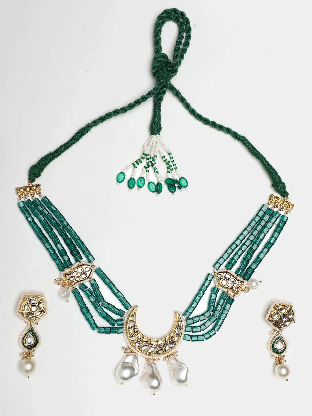 Jaadui Necklace with Earring Jewellery Set