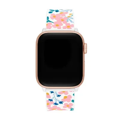 Kate Spade New York Apple Watch White Floral Silicone Band - 38/40/41mm