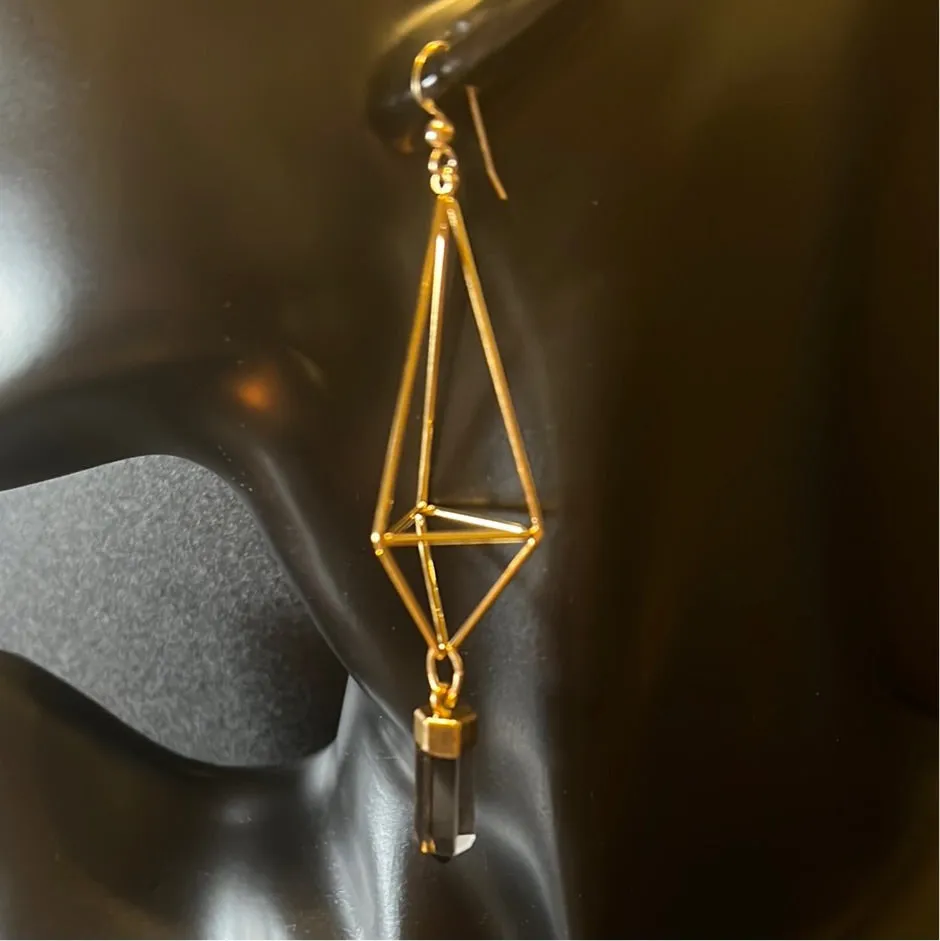 Lakshmi Icosahedron Earrings