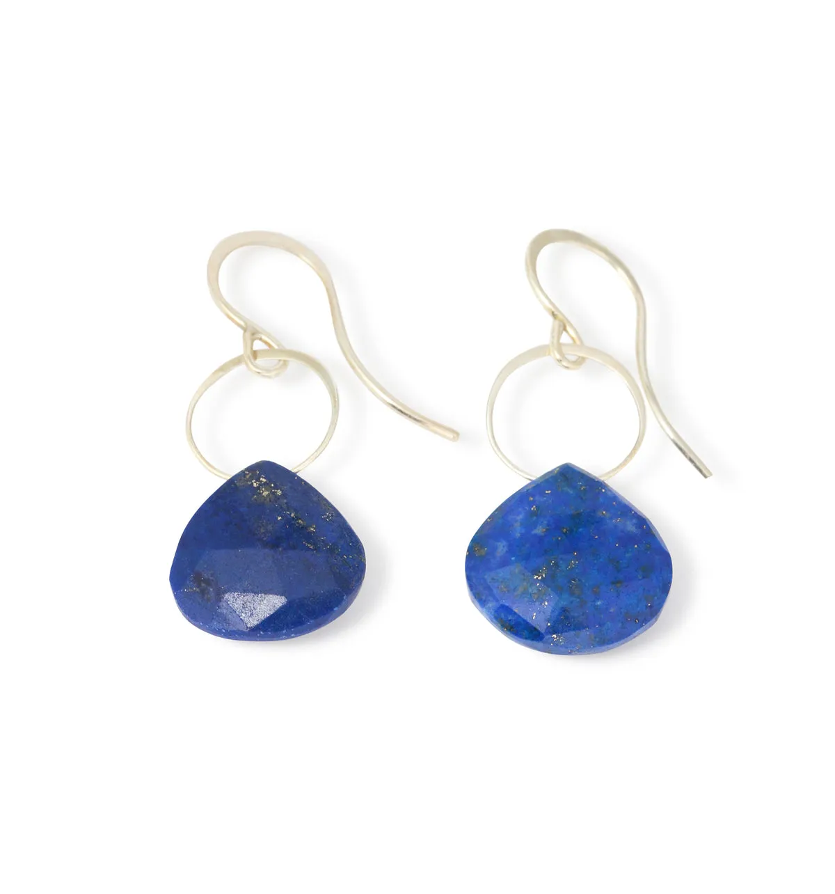 Lapis Single Drop Earrings