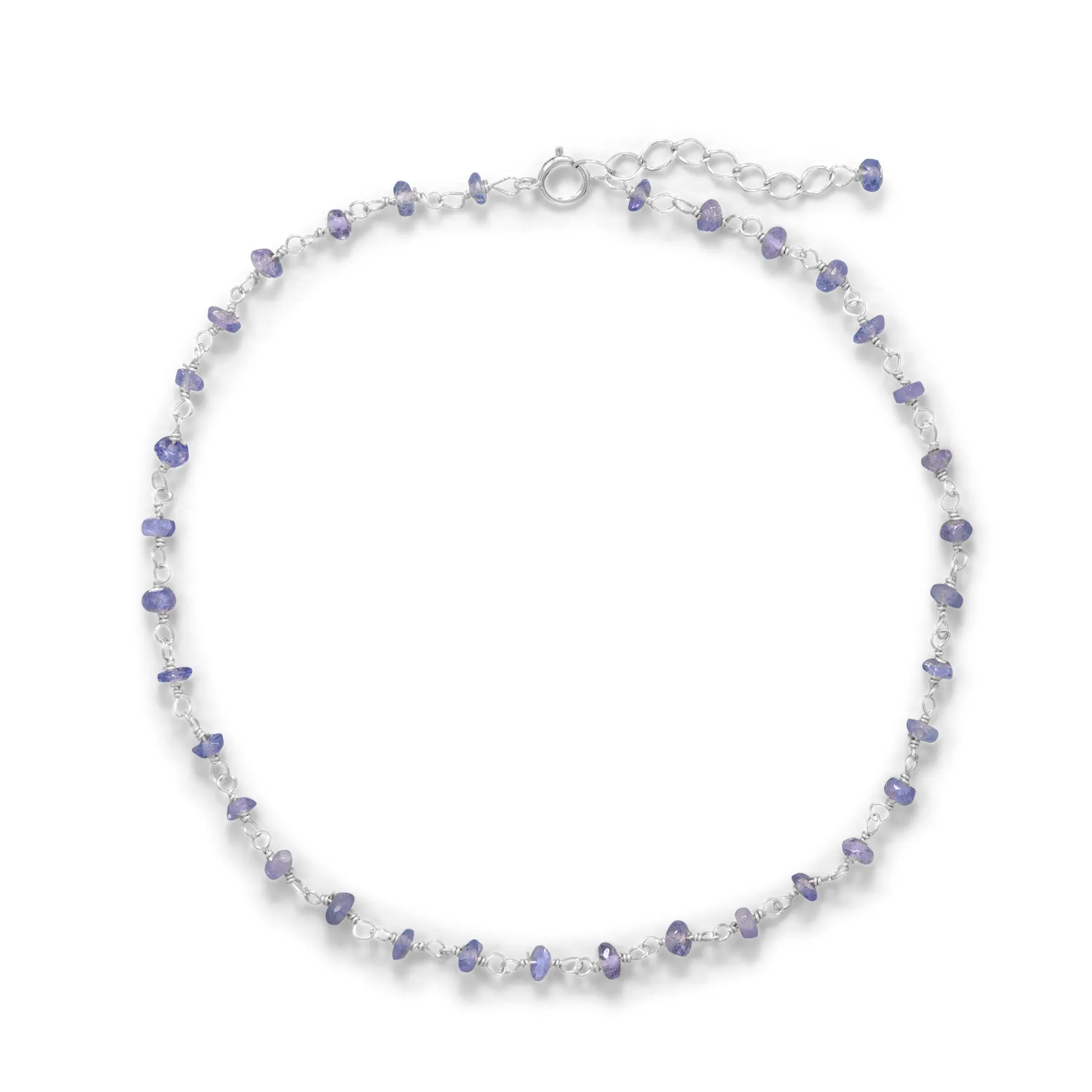 Lavender Love Tanzanite Anklet