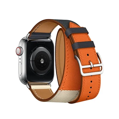 Leather strap for apple watch