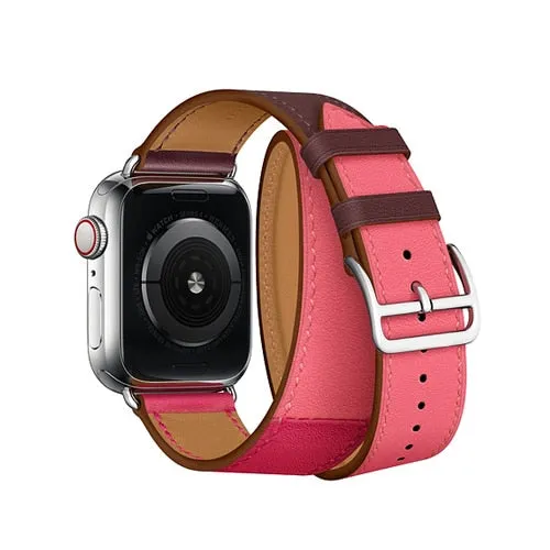 Leather strap for apple watch