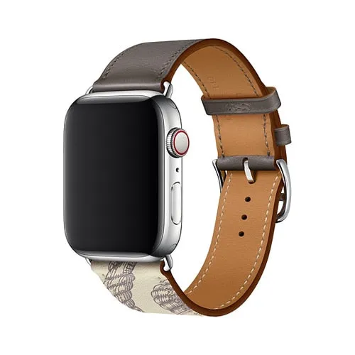 Leather strap for apple watch