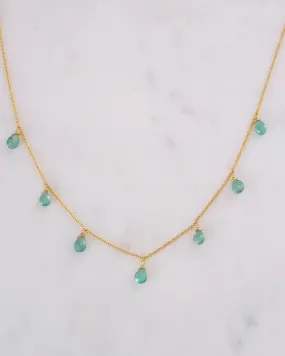 Light Emerald princess necklace