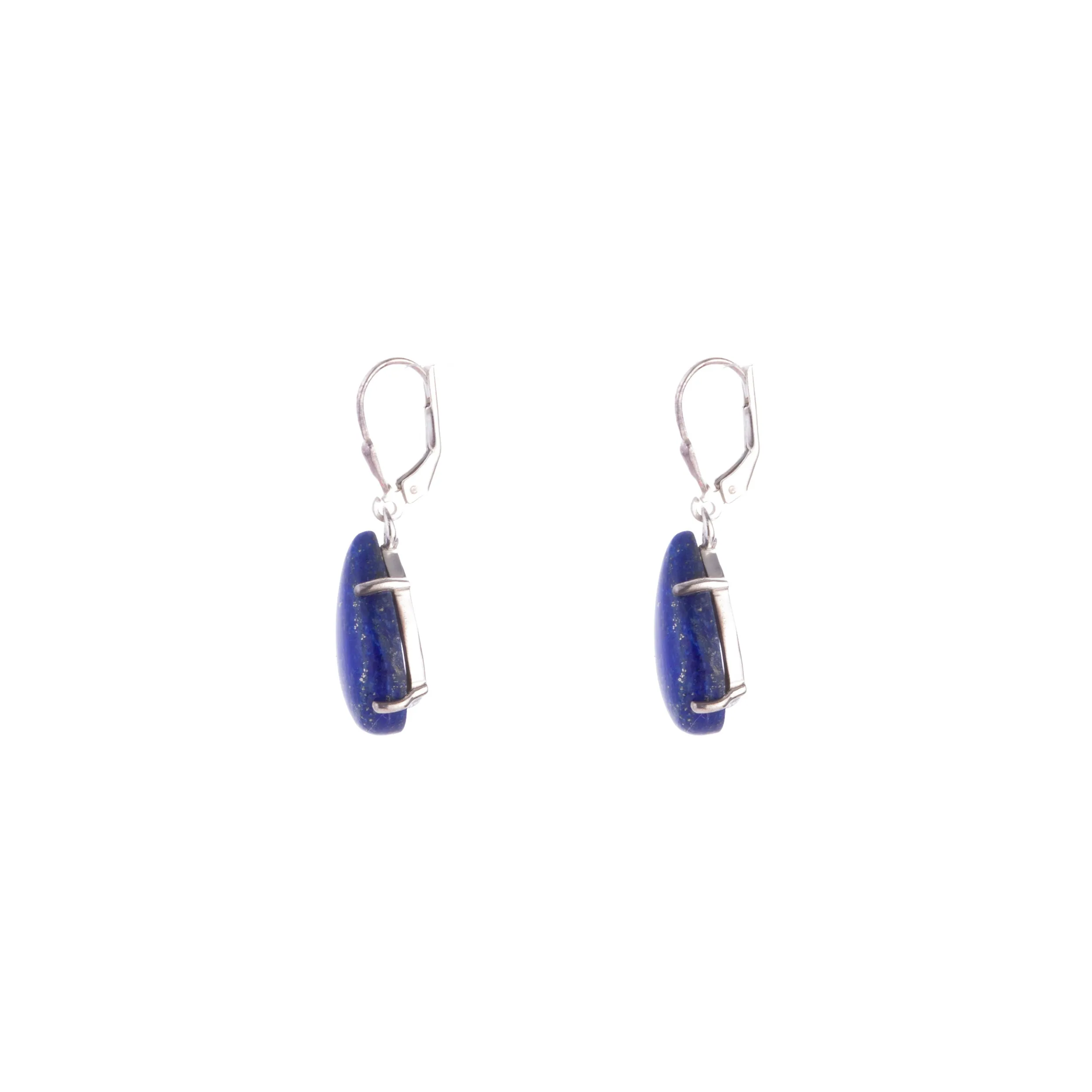 Lilian Lapis Lazuli Earrings, Sterling Silver