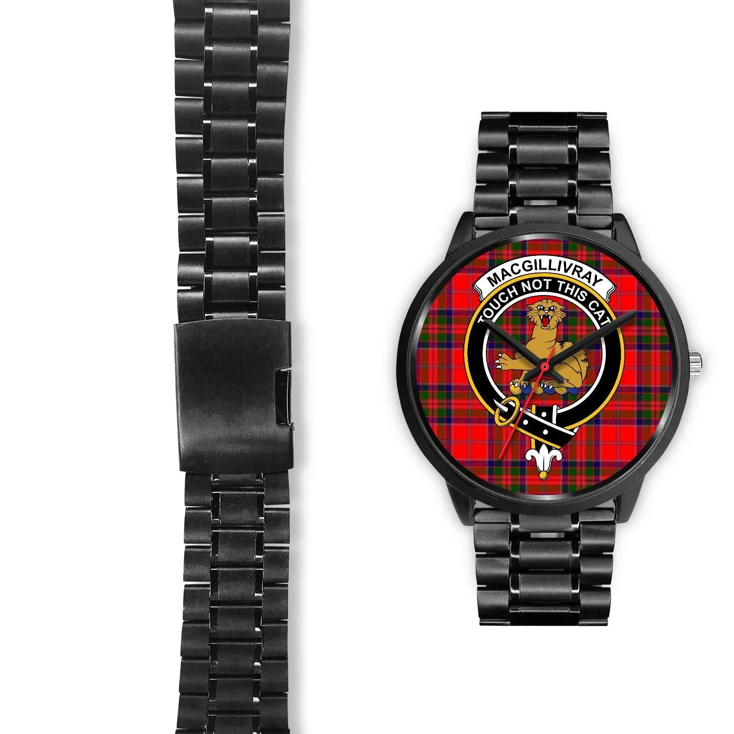 MacGillivray Modern Clan Badge Tartan Black Watch